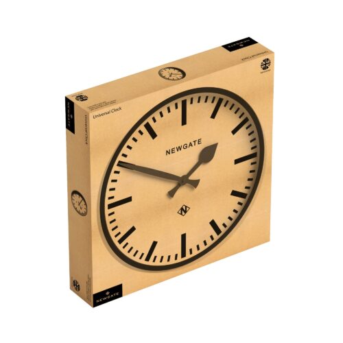 Newgate Universal Wandklok – Zwart