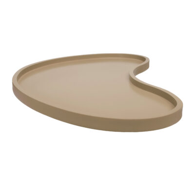 QUVIO Tray – Organisch – Hout – 45×24 cm – Bruin