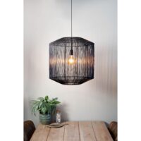 Hanglamp SENNA mat zwart Ø40x43cm – Default Title