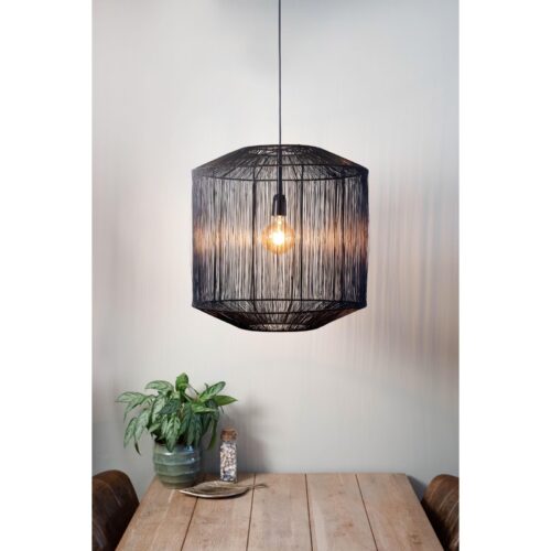 Hanglamp SENNA mat zwart Ø50x54cm – Default Title
