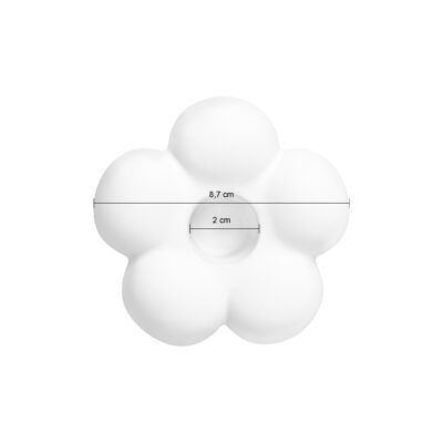 Kleine bloemvorm kandelaar, kaarsenhouder, kleine kandelaar, kandelaar, keramische kandelaar, bloemvorm kandelaar klein, decoratieve accessoire, keramische kaarsenhouder, bloemvorm, kleine kaarsenhouder,