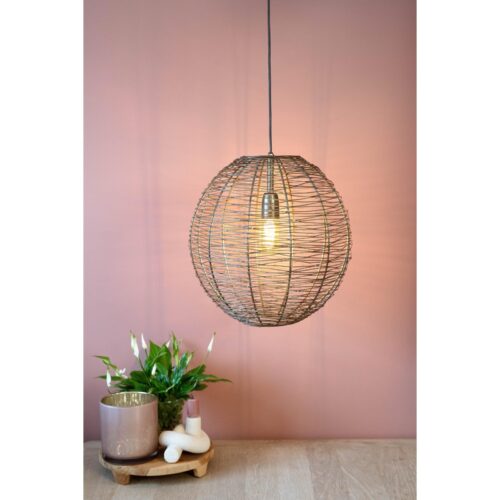 Hanglamp NATHAN antiek brons Ø35x35cm – Default Title