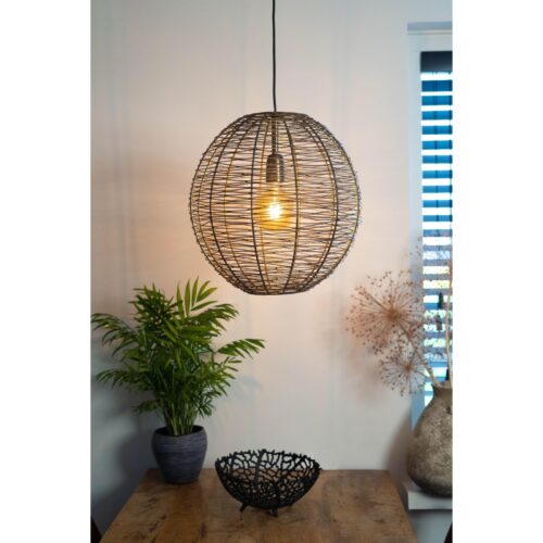 Hanglamp NATHAN antiek brons Ø45x45cm – Default Title