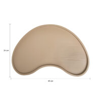 QUVIO Tray – Organisch – Hout – 45×24 cm – Bruin