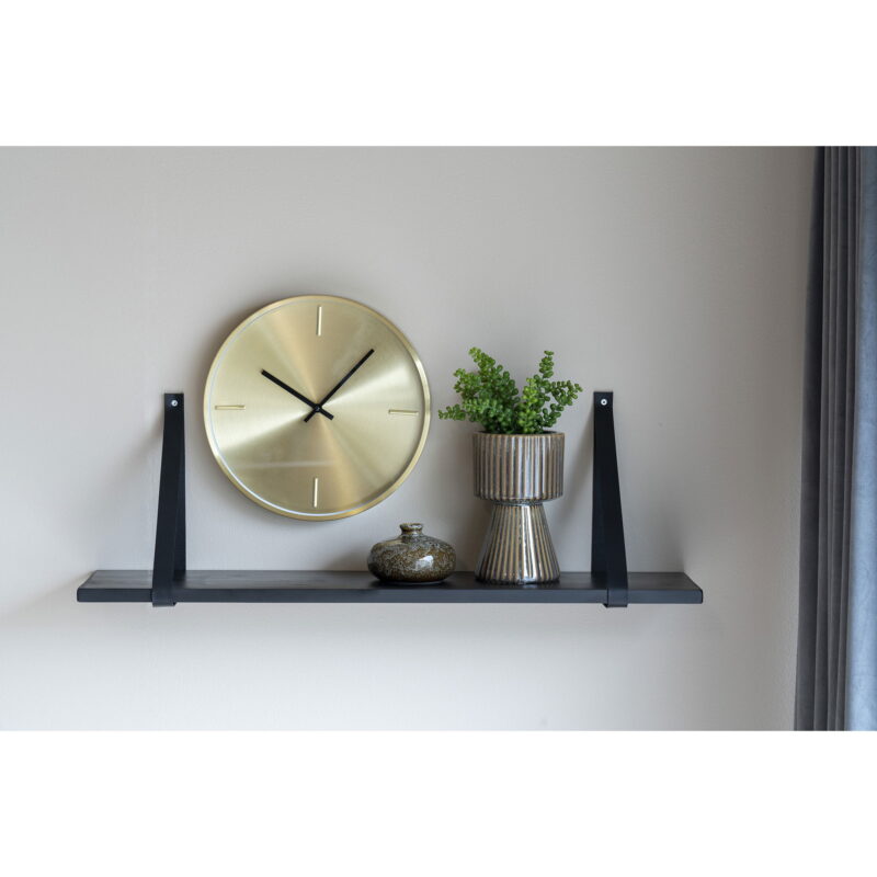zwarte wandplank op homeliving
