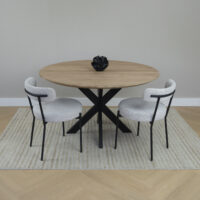 ronde eettafel, ronde eettafel van mangohout, tafel, eettafel, eettafel rond, Eettafel Sofia, eettafel, ronde eettafel 130 cm, mangohout eettafel, eettafel rond, eettafel mangohout,