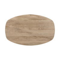 houten eettafel Luna, houten eettafel, Eettafel, mangohout eettafel, Deens ovale tafelblad, eettafel hout, eettafel van mangohout, deens ovale eettafel