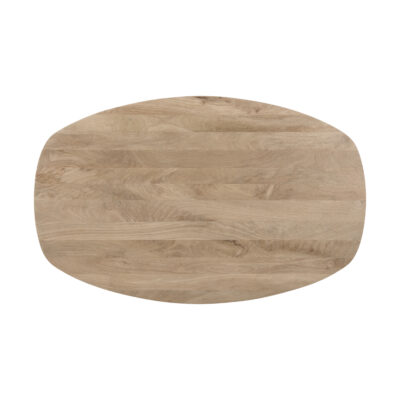 houten eettafel Luna, houten eettafel, Eettafel, mangohout eettafel, Deens ovale tafelblad, eettafel hout, eettafel van mangohout, deens ovale eettafel