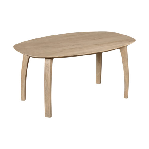 houten eettafel Luna, houten eettafel, Eettafel, mangohout eettafel, Deens ovale tafelblad, eettafel hout, eettafel van mangohout, deens ovale eettafel
