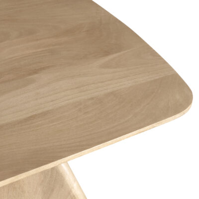 Deens ovale eettafel, eettafel Lon, Deens ovale tafelblad van 160x80, eettafel van hout, tafel, eettafel van mangohout, houten eettafel, Eettafel