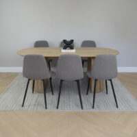 ovale eettafel van hout, eettafel, eettafel Lynn, eettafel van hout, tafel, mangohout eettafel, ovale eettafel,