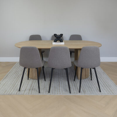 ovale eettafel van hout, eettafel, eettafel Lynn, eettafel van hout, tafel, mangohout eettafel, ovale eettafel,