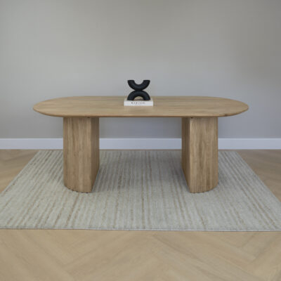 ovale eettafel van hout, eettafel, eettafel Lynn, eettafel van hout, tafel, mangohout eettafel, ovale eettafel,