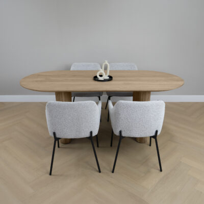 ovale mangohouten tafel, eettafel Lynn, eettafel, ovale eettafel van hout, mangohout eettafel, ovale tafelblad, eettafel van mangohout, ovale eettafel tafel,