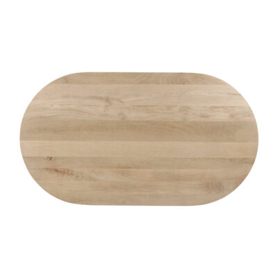 eettafel van 160x90 cm, eettafel Lynn, ovale eettafel, ovale eettafel van hout, houten eettafel, eettafel 160x90 cm, tafel, mangohout eettafel,