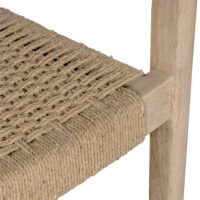 eetkamerstoel, eetkamerstoel met rotan, Eetkamerstoel met armleuning, Lemi eetkamerstoel van rotan en mangohout, eetkamerstoel Lemi, stoel, eetkamerstoel van hout,