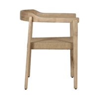 eetkamerstoel, eetkamerstoel met rotan, Eetkamerstoel met armleuning, Lemi eetkamerstoel van rotan en mangohout, eetkamerstoel Lemi, stoel, eetkamerstoel van hout,