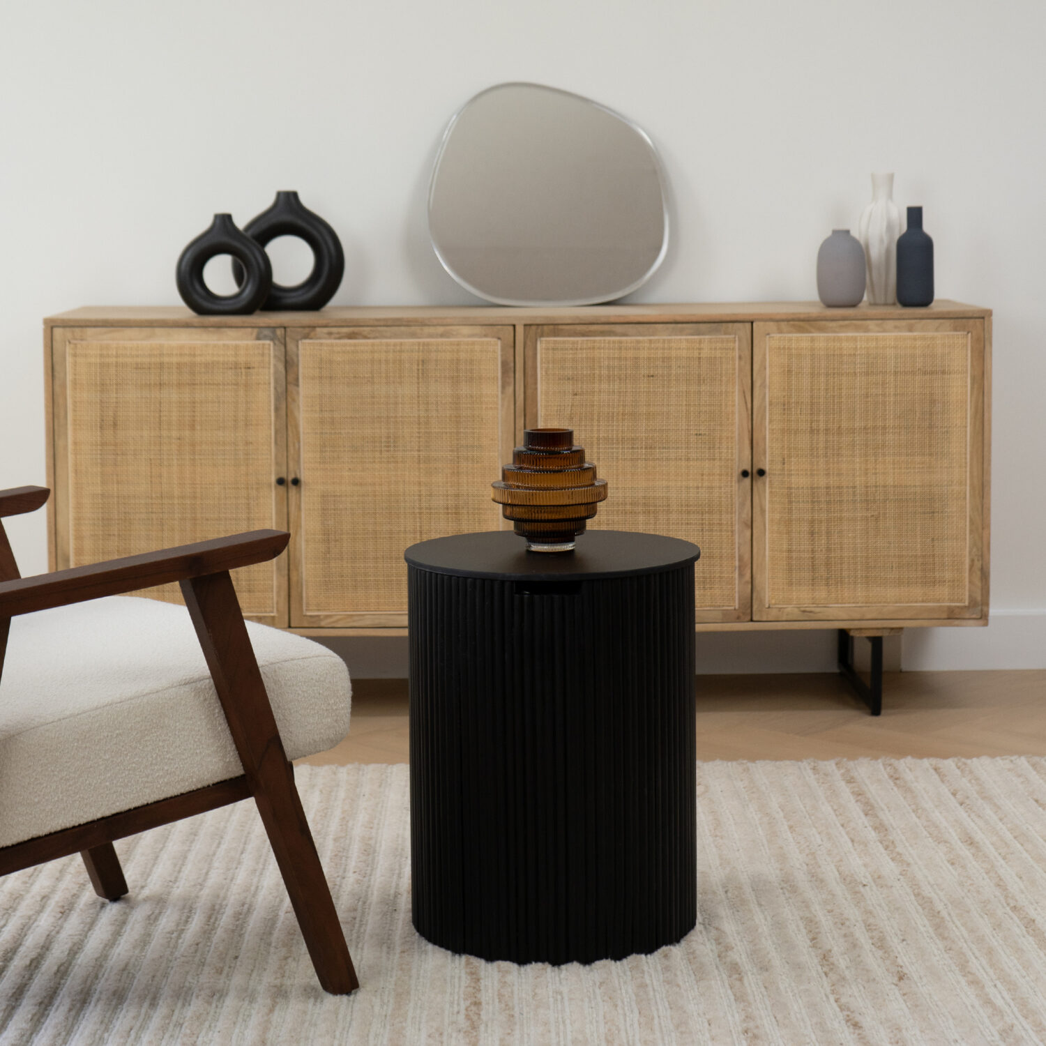 Ronde bijzettafel Lonne HomeLiving