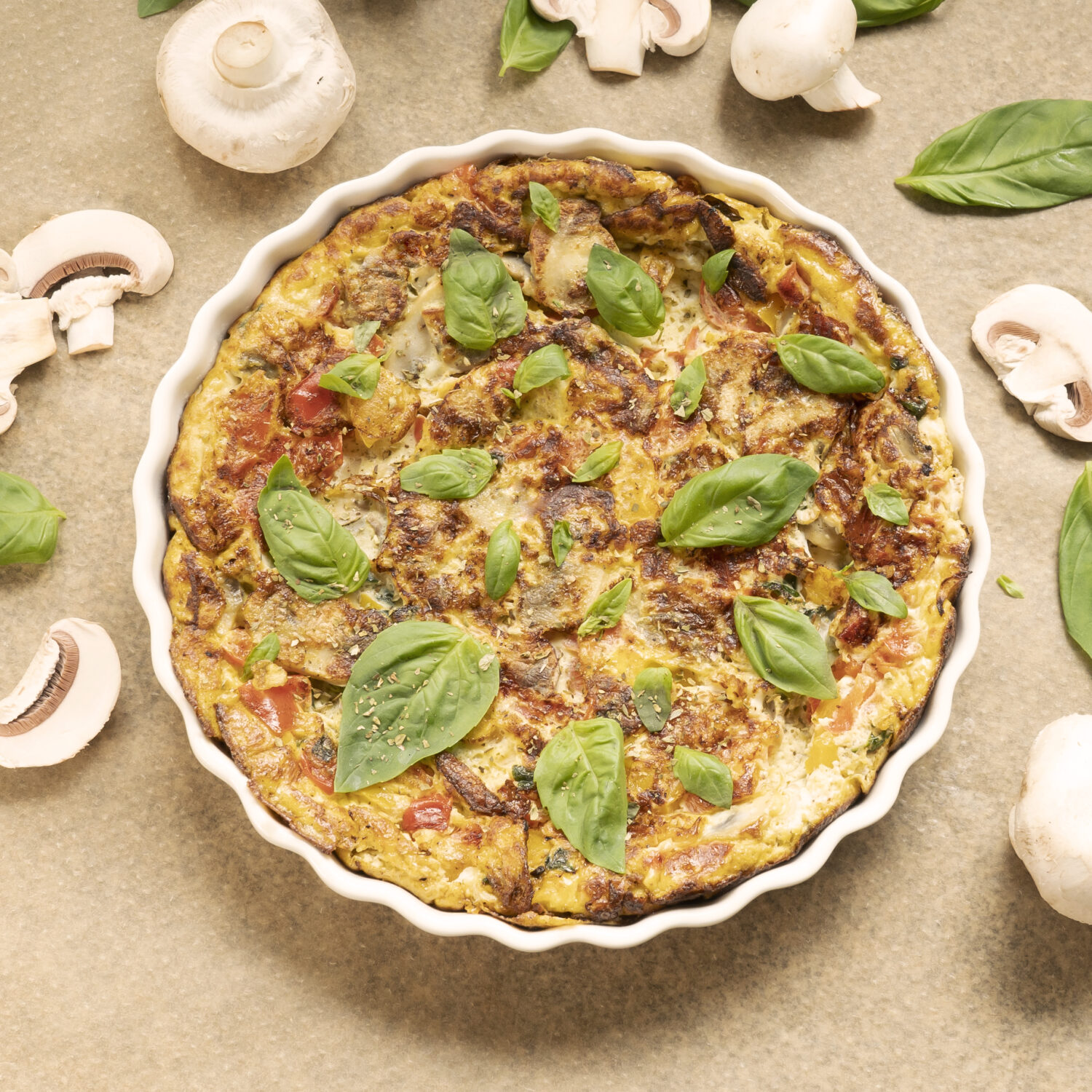 Rond keramisch ovenschaal bij homeliving