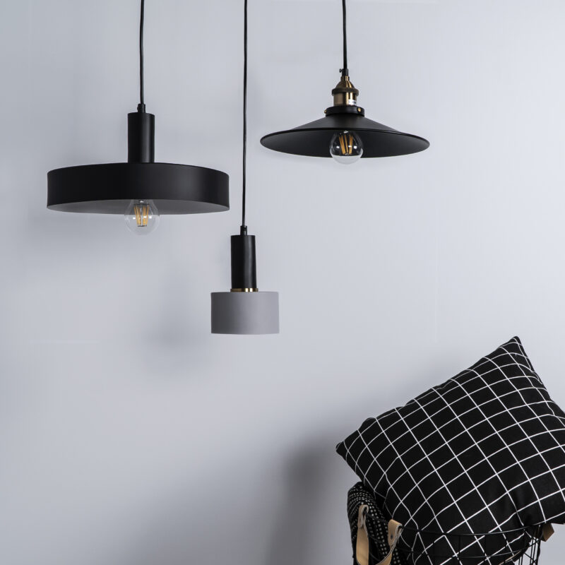 hanglampen zwart op homeliving