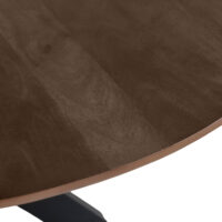 eettafel Sofia, eettafel, QUVIO Eettafel Sofia, ronde eettafel, mangohout eettafel, eettafel rond 120 cm, tafel, eettafel rond,