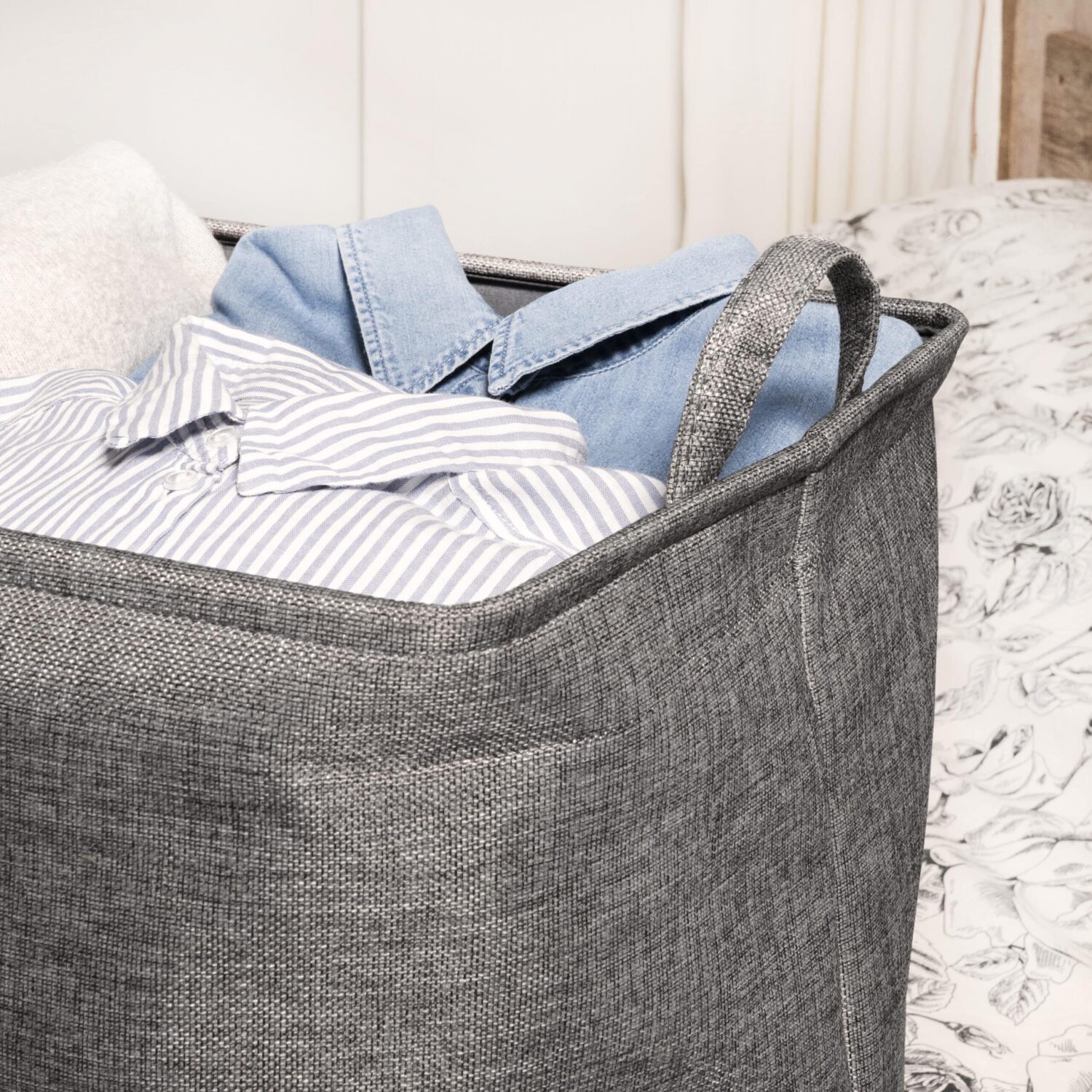 QUVIO Prullenbak met plastic binnenemmer – 12 L – Zwart
