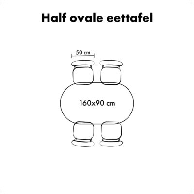 eettafel van 160x90 cm, eettafel Lynn, ovale eettafel, ovale eettafel van hout, houten eettafel, eettafel 160x90 cm, tafel, mangohout eettafel,