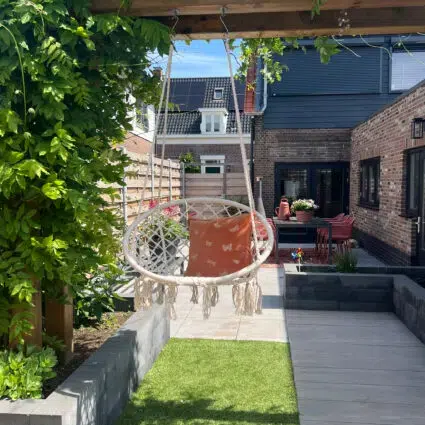 QUVIO Tuinset – Loungeset – Teakhout – Tuin – Terras – Balkon – Naturel