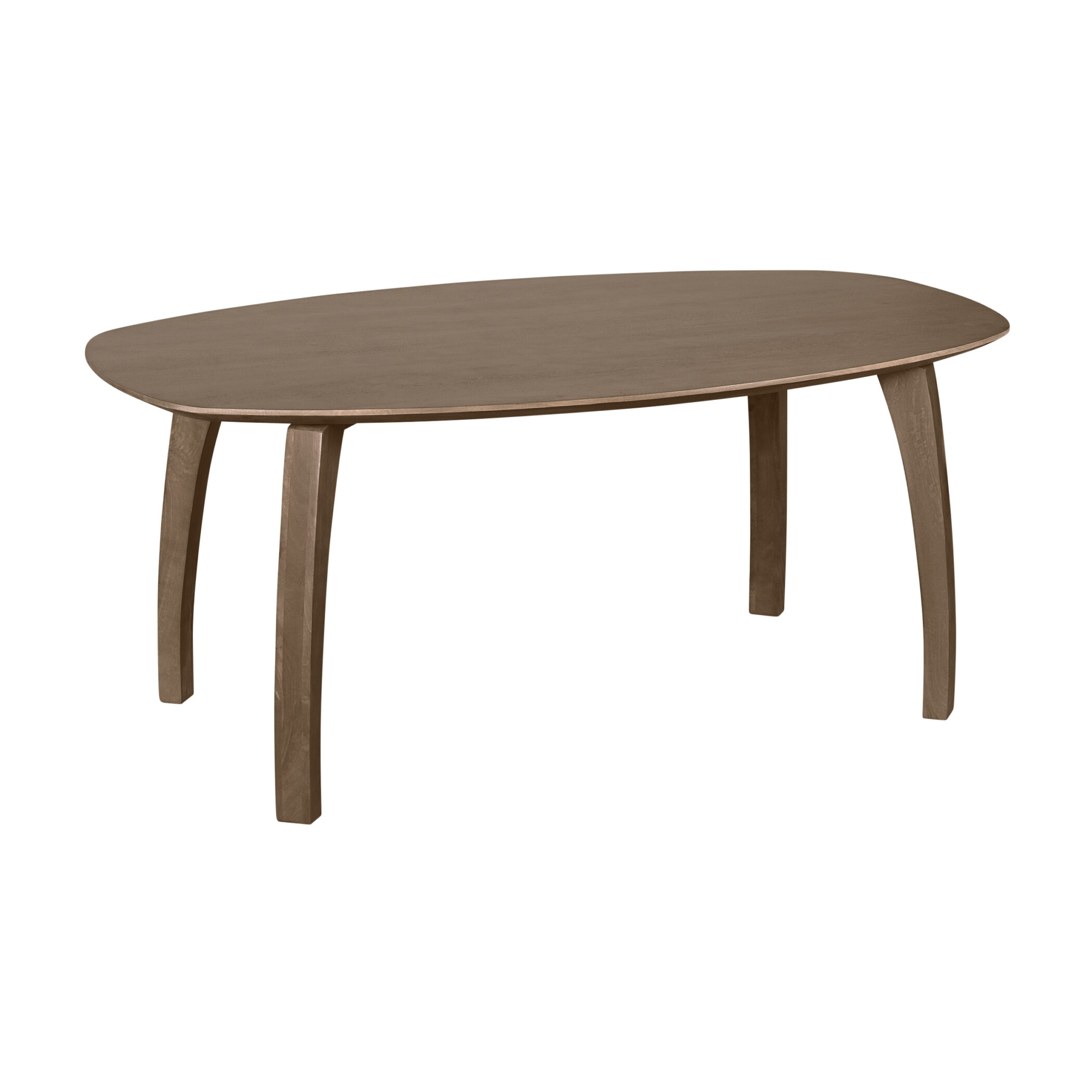 Lewis & Loft Eettafel Luna - FSC® gecertificeerd mangohout - Deens ovaal - 180 x 100 cm - Bruin