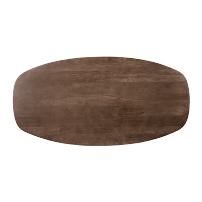 eettafel van mangohout, Eettafel, Eettafel Luna, Bruine eettafel, mangohout eettafel, eettafel bruin, Deens ovale eettafel, eettafel mangohout,
