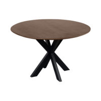 eettafel Sofia, eettafel, QUVIO Eettafel Sofia, ronde eettafel, mangohout eettafel, eettafel rond 120 cm, tafel, eettafel rond,