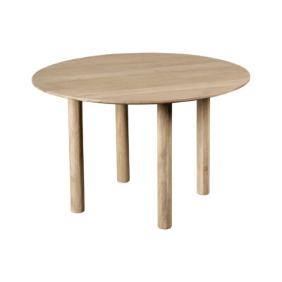 eettafel Lian, mangohouten eettafel Lian van 120 cm, ronde eettafel, eettafel rond, houten eettafel, ronde eettafel 120 cm, tafel