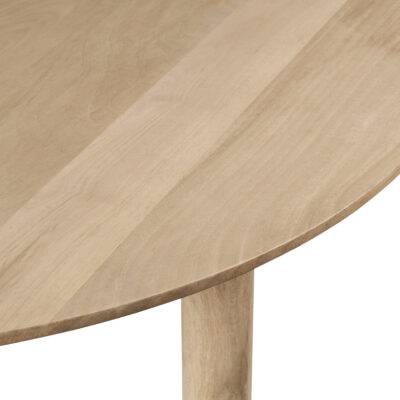 eettafel Lian, mangohouten eettafel Lian van 120 cm, ronde eettafel, eettafel rond, houten eettafel, ronde eettafel 120 cm, tafel, dichtbij