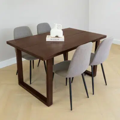 Eettafel-LewisLoft-Walnoot-Bruin-Lore