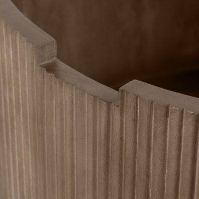 Lewis & Loft Salontafel Lonne – FSC® mangohout – Met opbergruimte – ⌀70 cm – Bruin