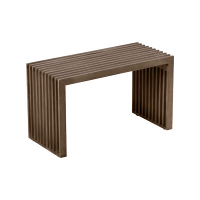 halbankje, halbankje van mangohout, halbankje Lexi, decoratief bankje, schoenenbankje, houten halbankje, Lexi bankje, bankje,