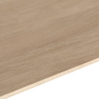Rechthoekige eettafel, eettafel, rechthoekige eettafel van 180 cm, eettafel met stalen tafelpoot, Rechthoekige eettafel van 180 cm, eettafel Sofia, eettafel hout, houten eettafel, rechthoekige tafelblad, tafel, detail