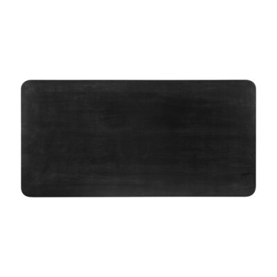 eettafel, tafel, zwarte eettafel, rechthoekige eettafel, houten eettafel, rechthoekige eettafel van zwart mangohout, eettafel Sofia, eettafel mangohout, zwarte eettafel, bovenkant