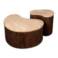 Lena salontafelset, salontafelset, salontafels, unieke set, tafels, twee tafels, duo,