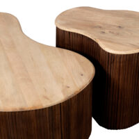 Lena salontafelset, salontafelset, salontafels, unieke set, tafels, twee tafels, duo,