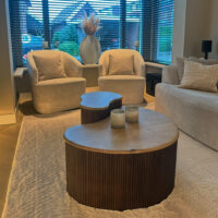 Lena salontafelset, salontafelset, salontafels, unieke set, tafels, twee tafels, duo,