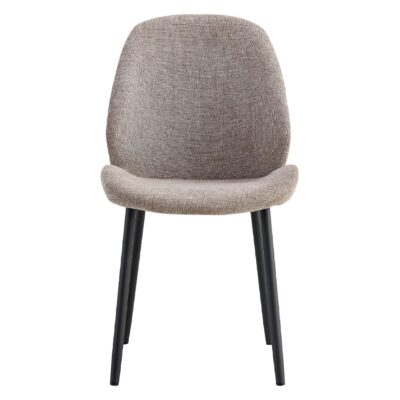 gestoffeerde eetkamerstoelen set grijs afbeelding 2