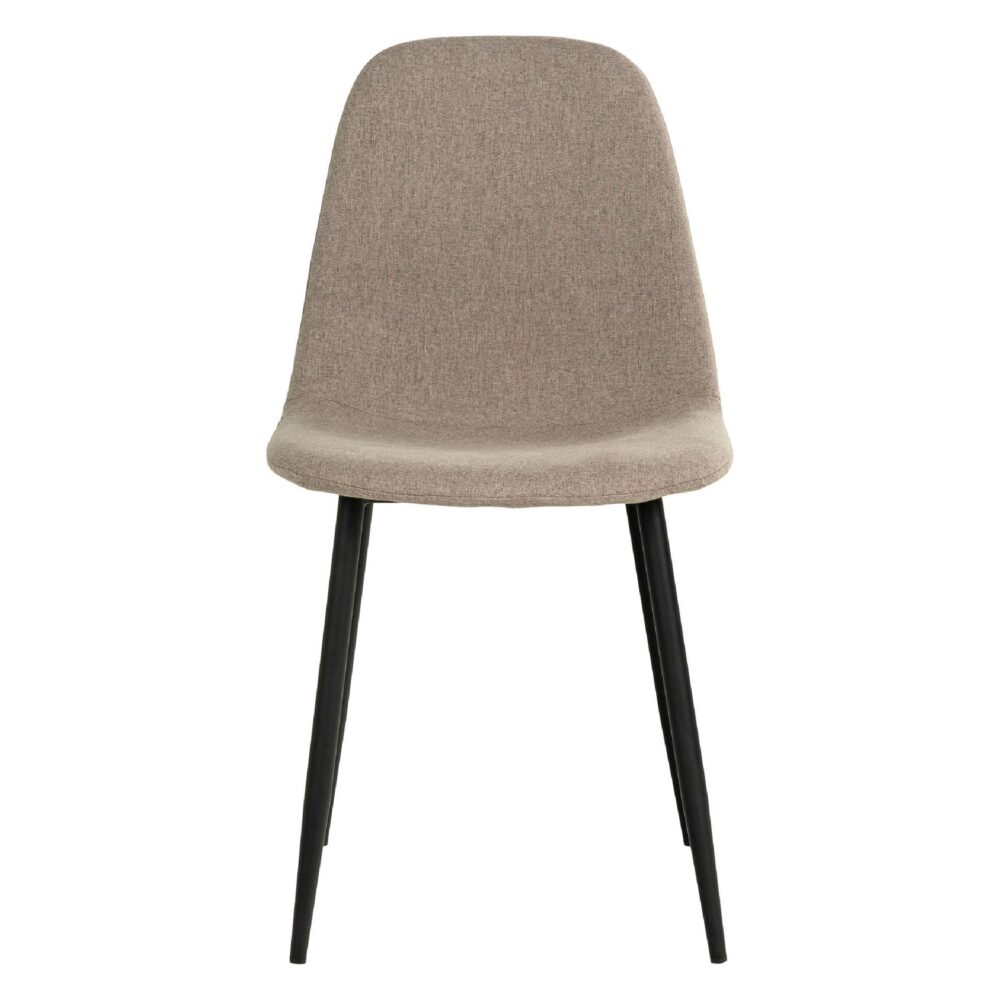 stone grijze gestoffeerde eetkamerstoelen set van 2 afbeelding 2