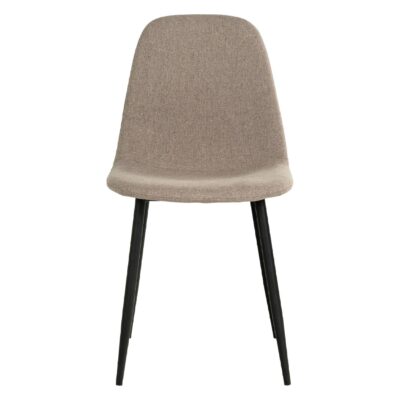 stone grijze gestoffeerde eetkamerstoelen set van 2 afbeelding 2