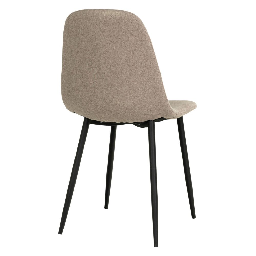 stone grijze gestoffeerde eetkamerstoelen set van 2 afbeelding 4