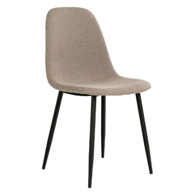 stone grijze gestoffeerde eetkamerstoelen set van 2 afbeelding 1