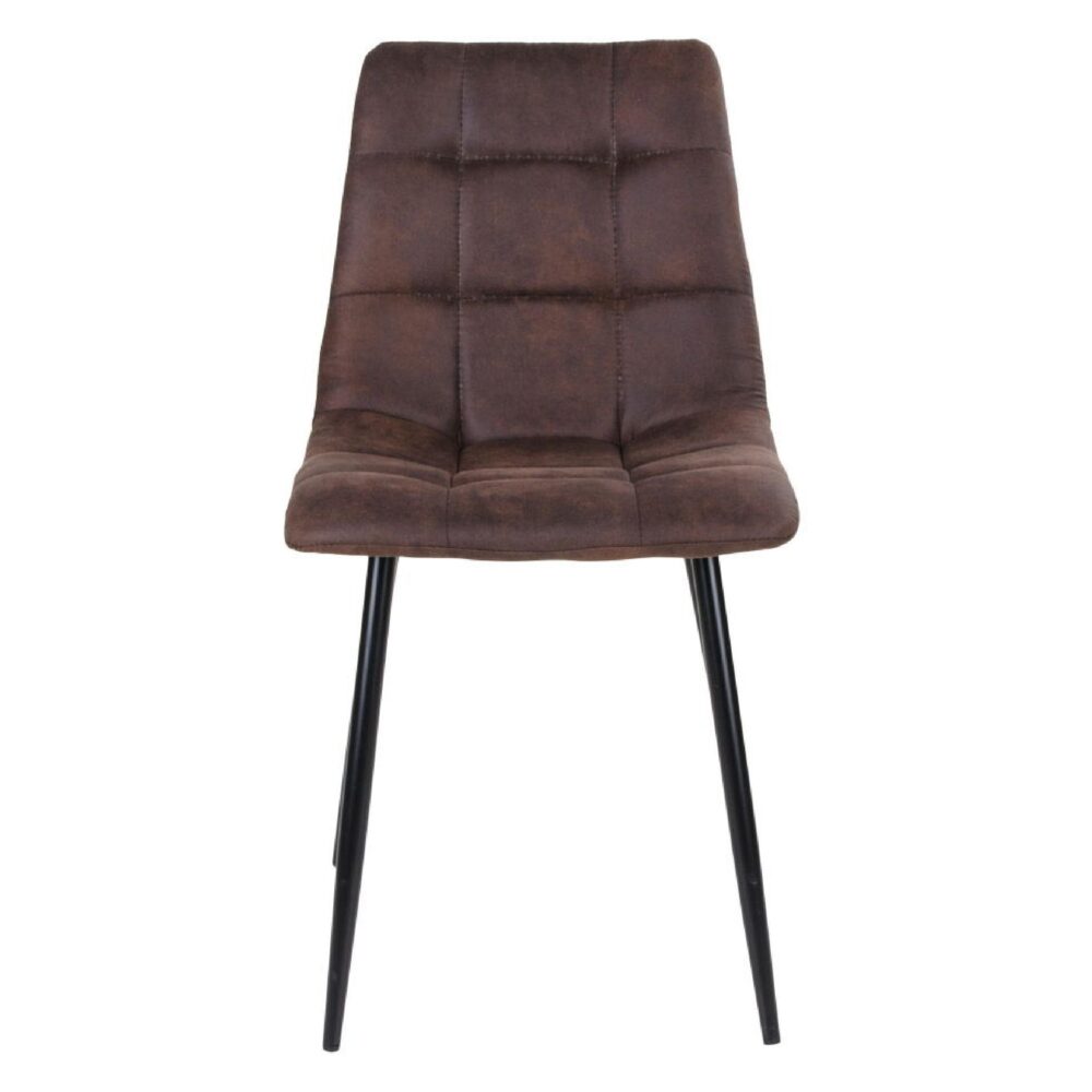 donkerbruine eetkamerstoel Luka set van 2 afbeelding 2