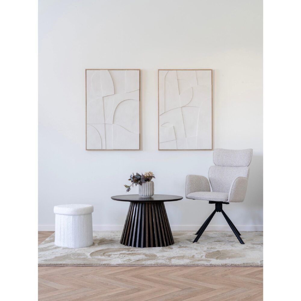 draaibare lichtgrijze eetkamerstoelen set van 2 afbeelding 6