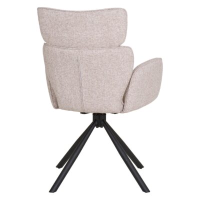 draaibare lichtgrijze eetkamerstoelen set van 2 afbeelding 4