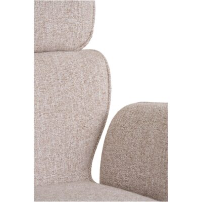 draaibare lichtgrijze eetkamerstoelen set van 2 afbeelding 5